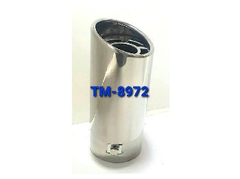 Насадка на глушитель d62D78 L160мм, косой выход, округлый край   ТМ-8972