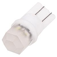 Светодиод T10 12V WHITE  4SMD W2,1*9,5d  керамика призма SKYWAY S08201452, (к-т 2шт.)
