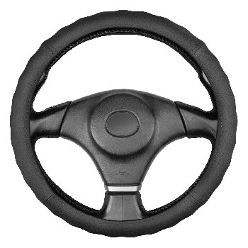 Оплетка кожа гладкая рельефная Base Gorilla-2 M (37-39 см) Черная SKYWAY S01102548		