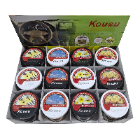 Ароматизатор гелевый металл.банка KOUOU ШОУ-БОКС (МИКС-12)  (уп.)  