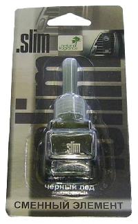 Ароматизатор на дефлектор жидкий SLIM (Сменный блок) Черный лед (8 мл.) SMRFL- 74