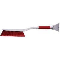 Щетка для снега со скребком, пластиковая ручка 60см, теплое покрытие, WH/RD SKYWAY S07801022  (1/12)