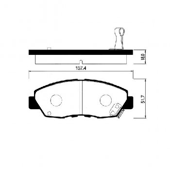 PF-8506 Колодки тормозные дисковые AKYOTO AKD-8506 H.Odyssey/Stepwagon/Stream 03~ RR