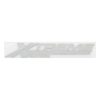 Наклейка металлизированная X-TREME CLUTCH, 150*25мм, серебро SKYWAY (SNO.78 GREY)