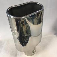 Насадка на глушитель d60D 60 L240, широкий выход, округлый край  арт ТМ-704