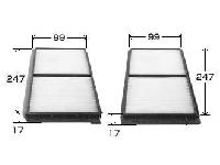 Фильтр салонный AC-404E/ AC-4503  JS  (D65161J6X)   (к-т 2 шт.)