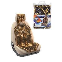 Накидка деревянная передняя массажная, 131*41см, коричневый c рисунком, шт  (46872)  Nova Bright