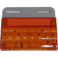 Фонарь габаритный 24V 20 SMD (+8SMD) 100* 60 мм, оранжевый, шт.   (уп. 8 шт)