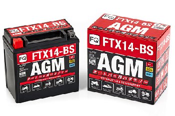 АКБ МОТО 12В, 12 А/ч   FTX14 AGM   150*87*146 мм  (1/4) FQ