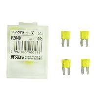 Предохранитель флажковый МИНИ New (8 мм, 5 мм между контактами) 20A  F2040 KOITO  (1/10)