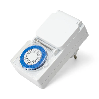 Розетка с таймером механическая с защитным корпусом для подогревателей 20А, 220 В, цикл работы 24ч