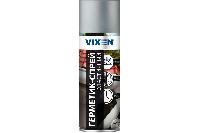 Герметик эластичный серый, 520 мл, спрей  VX90202 VIXEN (уп.12шт) 