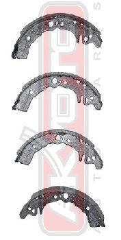 FN-2350 Колодки тормозные барабанные AKYOTO AKS-2350 T.VITZ NCP10/SCP10 1999-2005