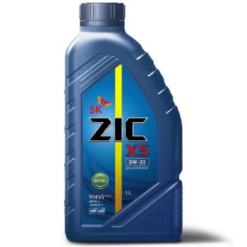Масло моторное ZIC X5 Diesel  5w30 CI-4,  1L (уп 12 шт )  п/синт диз