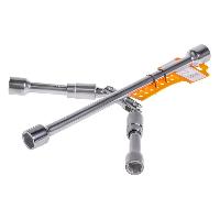 Ключ балонный крестообразный (17-19-21-23 мм) складной  