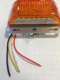 Фонарь габаритный 24V  12+7 SMD  98*62 мм для грузовых авто, оранжевый, шт.   (уп. 2 шт)