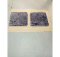 Подушка на сиденье Мех натуральный овчина, короткий, серый, шт