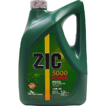 Масло моторное ZIC 5000 15w40 CI-4 Power, 6L (уп 3 шт) п/синт            old