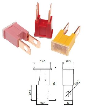 Предохранитель силовой Тип M (П, штекер) 100А W228-M, шт.  S09301062  SKYWAY (уп 5 шт)