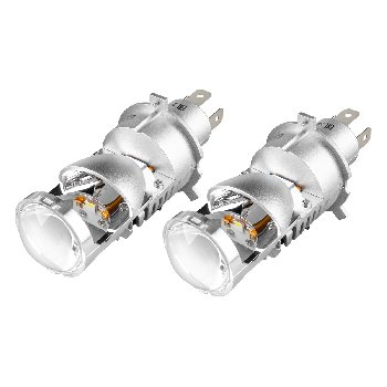 Лампа (LED аналог ксенона) H 4 12V 48W 6000K 6600Lm P43t FOCUS NEO линза (2 шт),к-т SKYWAY S08201653