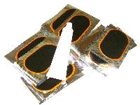 Аптечка для ремонта камер S1 (15 латок) 72*40 мм, овал, с клеем (КНР)  (1/100) 