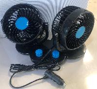 Вентилятор двойной 12V D130мм, 2 регулятора, T 517