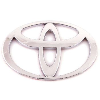 Эмблема TOYOTA,  95*62мм, хром объемная SKYWAY (STE-008)