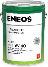 Масло моторное ENEOS CG-4 Diesel Turbo 15w40, 20 л. минеральное 