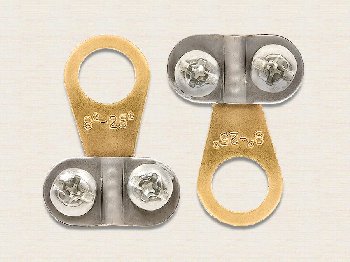 Клемма под болт (наконечник провода) медная S8-25*10  (2шт),  к-т  НПБ-8-25 Klemos
