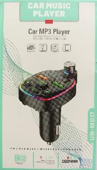 FM Модулятор-bluethooth, 12-24V, 2USB 3.1/1A, HandsFree, LED дисплей, UN-M017