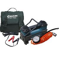 Компрессор метал корпус, 2-х цилиндровый,12V, 60л/мин, крокодилы, AC-616  CityUp (1/4)