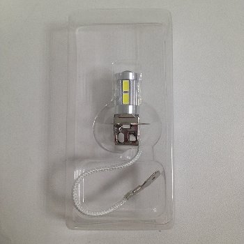 Светодиодная лампа H 3 12V 10 SMD (5730) 5 W Pk22s WHITE LENS 360° (Mаяк ULTRA) (12 H3/A-12)