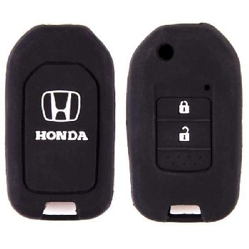 Чехол на ключ автомобильный силиконовый HONDA (2 кнопки) Fit, Vezel (Kc-slk-Hon-08)