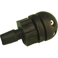 Жиклер (форсунка) стеклоомывателя струйный двойной, круглый, черный, шт.    (уп.50/200шт.)