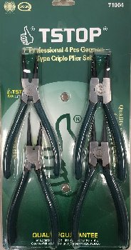 Съемники стопорных колец (4 предмета) блистер, к-т  T484(71004)TSTOP