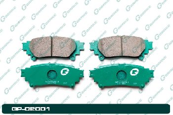 044660E010 Колодки тормозные дисковые G-brake GP-02001 Lexus RX270/350/450;Higlander/Kluger(#SU5#)RR