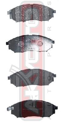 PF-2444 Тормозные колодки Akyoto AKD-EG090 N. INFINITI M35/45 2004->  FR