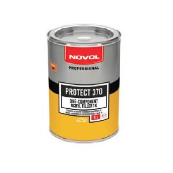 Грунт акриловый однокомпонентный ACRYL FILLER 1K PROTECT 370, серый, 0.5 л. (37440) NOVOL (1/6)