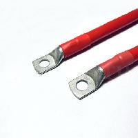 Провод массы изолированный S 50, L 250 мм, 2 наконечника (под болт М10) 