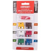 Предохранитель флажковый  (блистер 12 шт.) 7.5A-30A с пинцетом; к-т  SKYWAY S09302004  