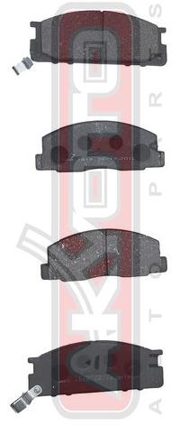 PF-1218/1327 Тормозные колодки Akyoto AKD-1218 T.Town/Lite/MasterAce  FR