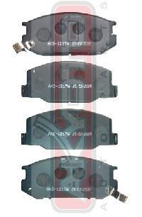 PF-1217 Колодки тормозные дисковыe AKYOTO AKD-1217  T.Lite/Townace (KM3#,YM3#,4#,CM3#)   FR