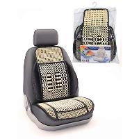 Накидка деревянная передняя массажная, с поддержкой спины, 103*44см, черный, шт (46875) Nova Bright