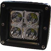 Фара светодиодная   78* 73* 78мм (4 диода) 9-30V, 12W, 960LM/6000K (SPOT) MK1022  Маяк 