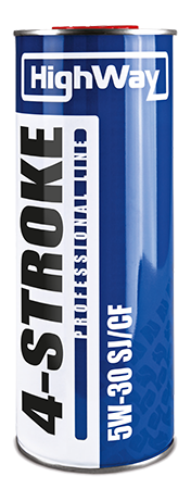 Масло 4-тактное НighWay 4T 5W-30, 1L   API SJ/ CF (полусинтетика) (уп.12 шт.)