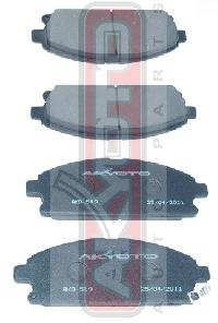 PF-2531/2389 Тормозные колодки Akyoto AKD-1189 N.Terrano R50/PresageU30-31/X-Trail T30  FR