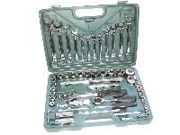 Инструмент 1/4,1/2" ( 61 предмет) головки, 2 трещотки, воротки,ключи, к-т  (1/4)