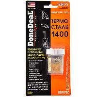 Герметик сверхпрочный ремонтный термостойкий (до1400С) Термосталь, 85г  DoneDeal DD6799 (1/12)