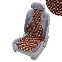 Накидка деревянная передняя массажная, 128*40см, бусины темное дерево, шт  S01305002 SKYWAY  (1/12)