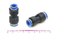 Фитинг трубок пластик переходный, PG  8мм-10мм